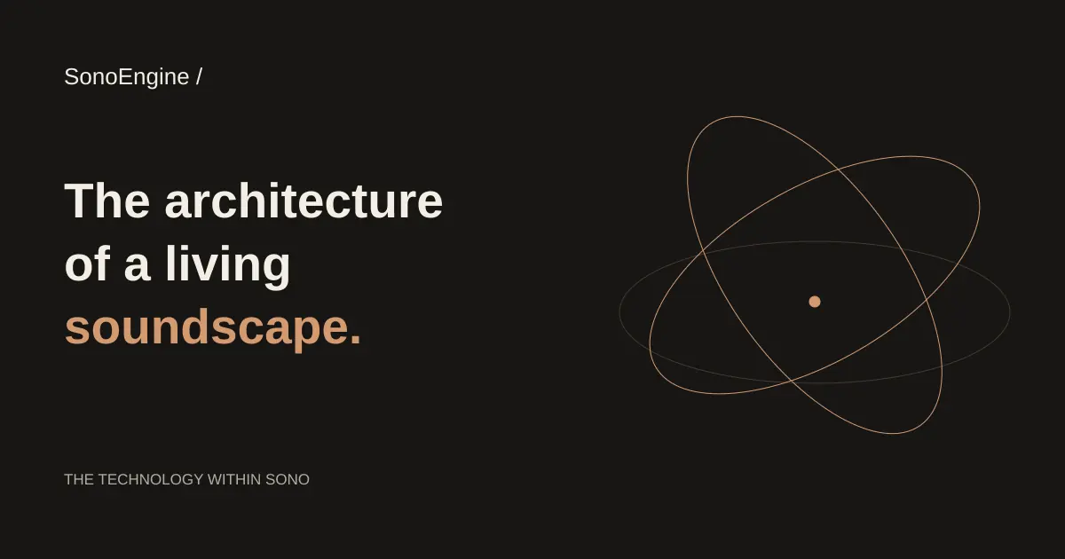 SonoEngine spatial sound concept